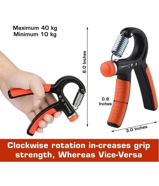 Adjustable Hand Grip Gripper, Adjustable Resistance Hand Grip Strengthener,Pack of 1 - Orange