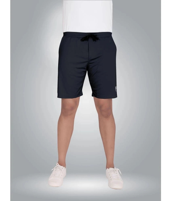 Septem Dark Grey Polyester Mens Gym Shorts ( Pack of 2 ) - None