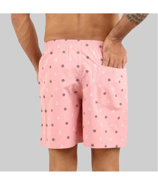 Supersquad Cotton Mens Boxer- ( Peach ) - None