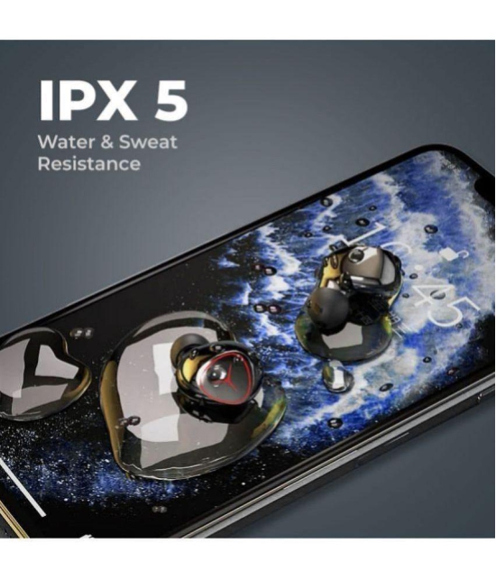 COREGENIX CORE-66Pro Bluetooth True Wireless (TWS) In Ear 48 Hours Playback Low Latency,Fast charging IPX5(Splash & Sweat Proof) Black