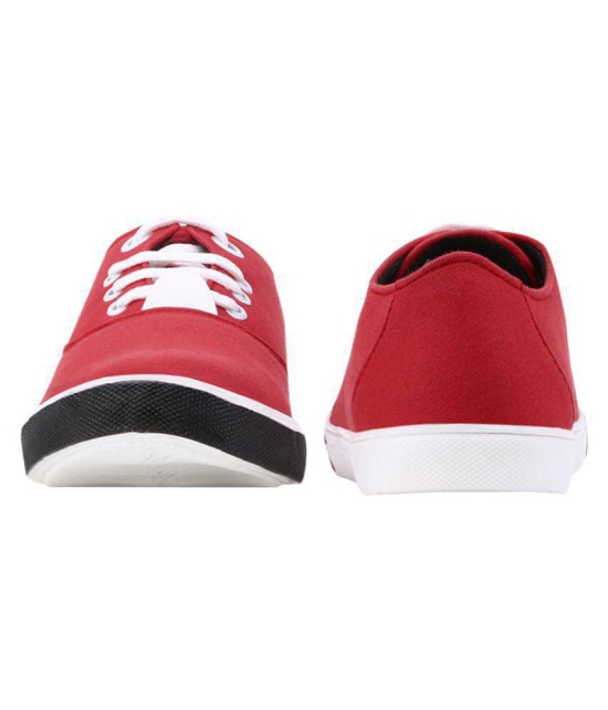 Kzaara Sneakers Red Casual Shoes - 9