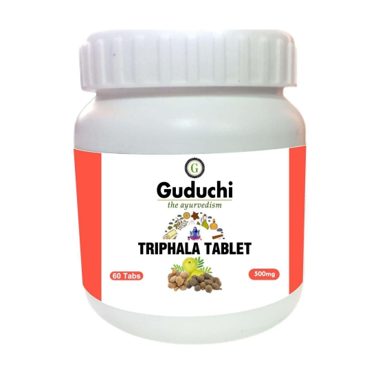 Triphala Tablet- Relieves from constipation |  Helps reduce weight | 60 Tabs,  500mg