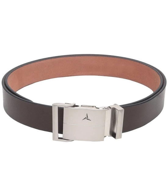 Loopa - Brown Leather Mens Formal Belt ( Pack of 1 ) - 30