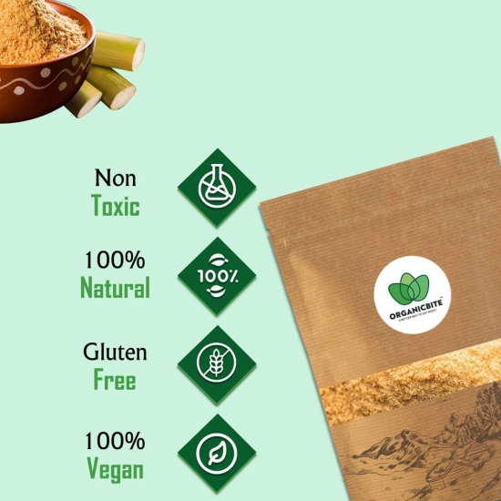 Organic Sugarcane Jaggery Powder