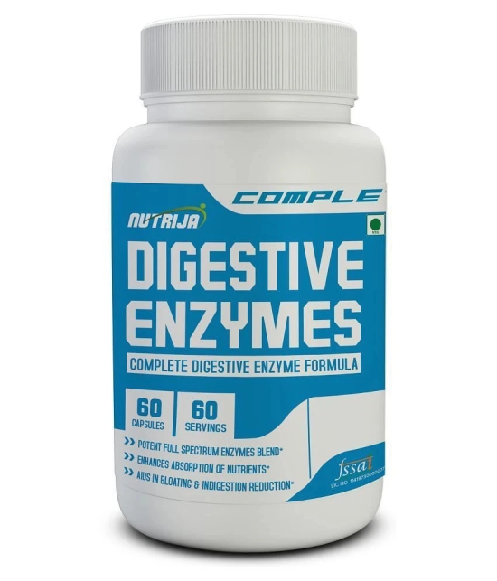 NUTRIJA COMPLETE DIGESTIVE ENZYMES CAPSULES 60 no.s