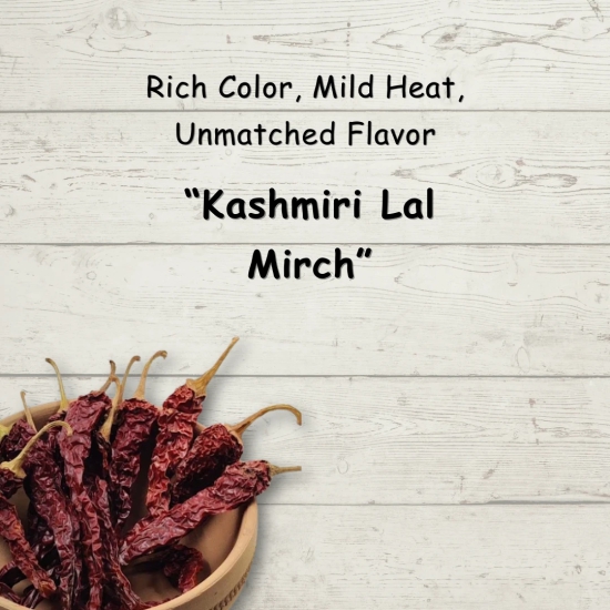 Kashmiri Lal Mirch Whole-100G