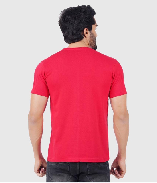 ferocious - Red Cotton Regular Fit Men's T-Shirt ( Pack of 1 ) - None