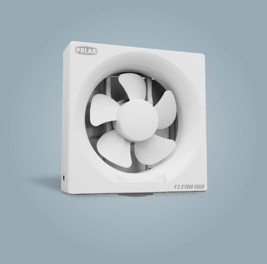 POLAR Clean Air Passion 150mm Plastic Ventilating Fan | RPM : 2500 | Watt : 40 | Air Delivery : 500