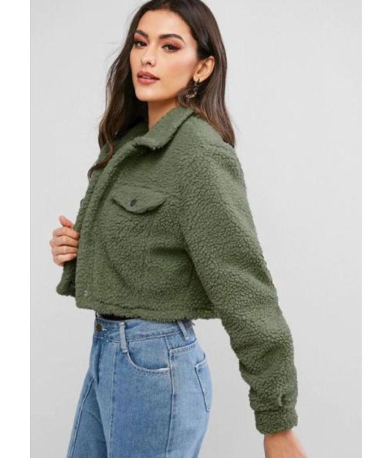 PPTHEFASHIONHUB - Woollen Green Jackets - None