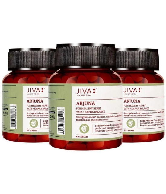 Jiva Arjuna Tablet Promotes Heart Health Tablet 60 (Pack of 3)