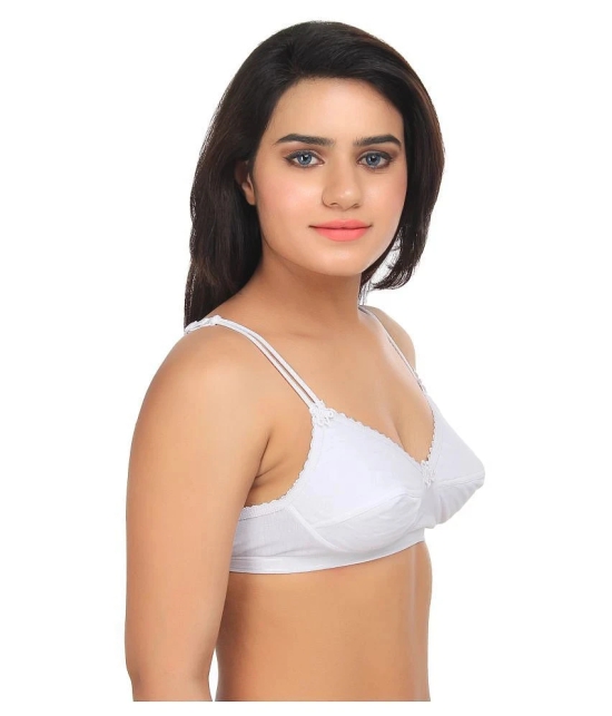 TCG Cotton Bralette - White - 42