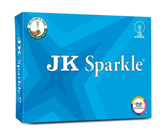 JK Sparkle : 70 GSM - A4 (Box pack containing 10 reams)