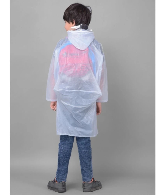 Dollar Rainguard Kids PVC Full Sleeve Solid Raincoat With Adjustable Hood and Pocket - None