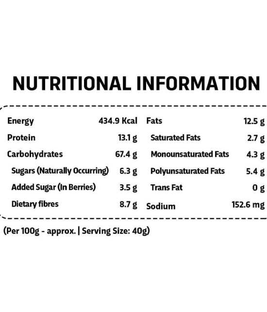 True Elements Seeds and Berries Muesli 400 gm