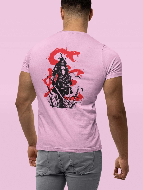 Snake Samurai - Gym T-Shirt-Pink / 3XL - 48