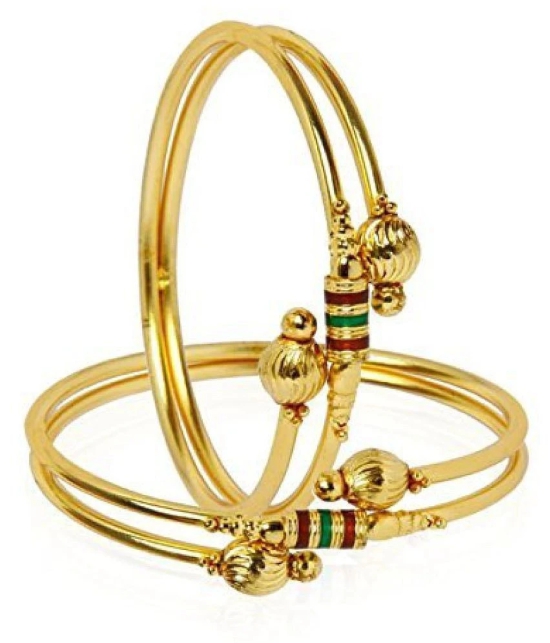 YouBella Gold Plated Bangle Set - 2.8