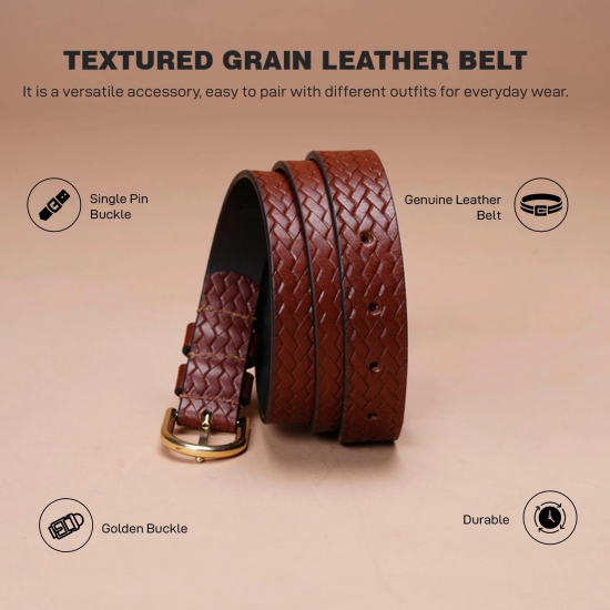 Red Tape Leather Belt For Women | Classic And Durable