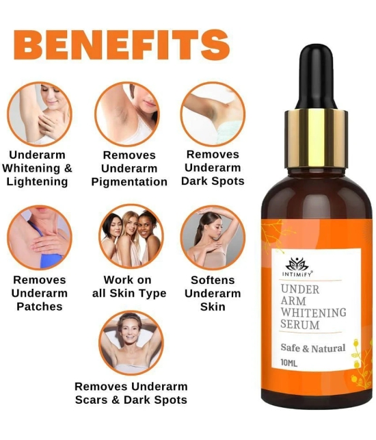 Intimify Under Arm Whitening Serum Underarm Whitening Cream 10ml