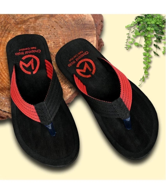 Altek Black Mens Thong Flip Flop - None