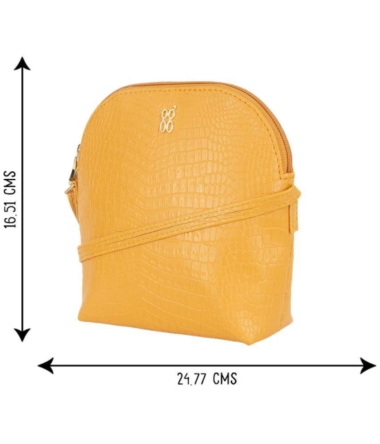 Baggit Yellow PU Handheld - Yellow