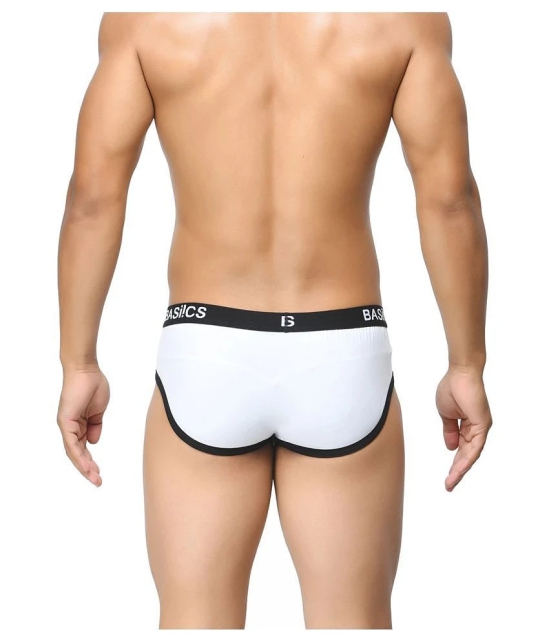 Basiics By La Intimo White Brief Single - L