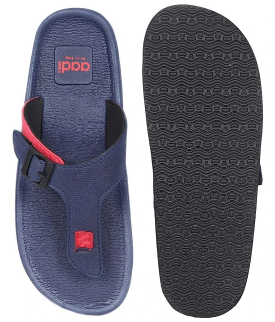 Aadi - Blue Mens Thong Flip Flop - None