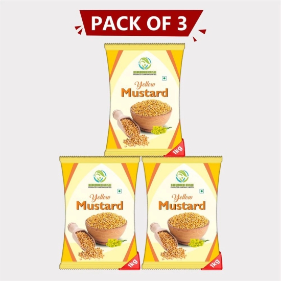 Yellow Mustard Seed (Pack of 3)