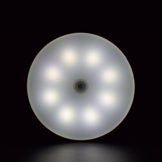 1656 Round Shape 8 LED Motion Sensor Induction Led Light