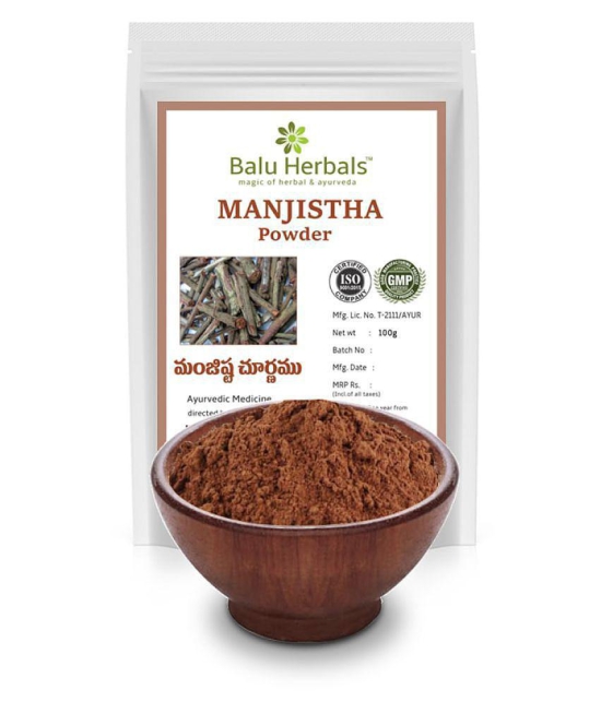 Balu Herbals Manjishta Powder 100G Powder 100 gm