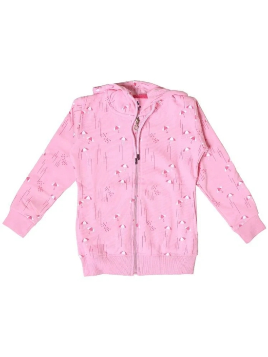 HeteShe Girls Fleece Light Weight Jacket For ( Pack of 1 , Bright Pink ) - None