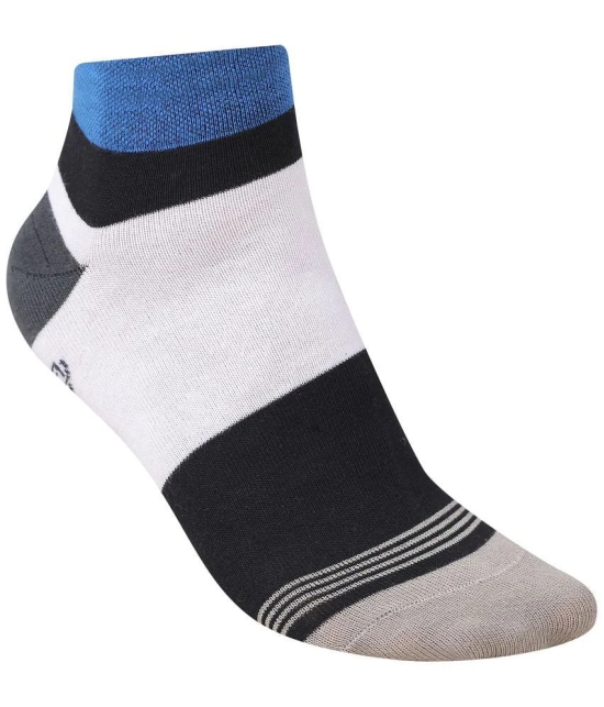 Dollar - Cotton Mens Striped Multicolor Ankle Length Socks ( Pack of 5 ) - Multicolor