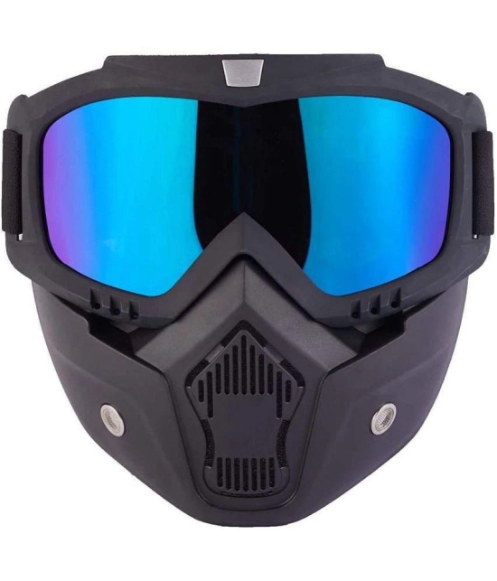 THRIFTKART UV Protected Blue Riding Goggles ( Pack of 1 )