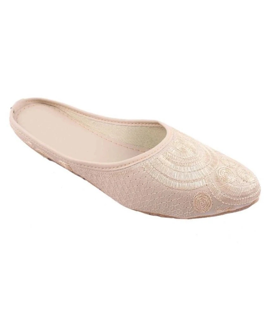 Raj - Beige Womens Mules - None