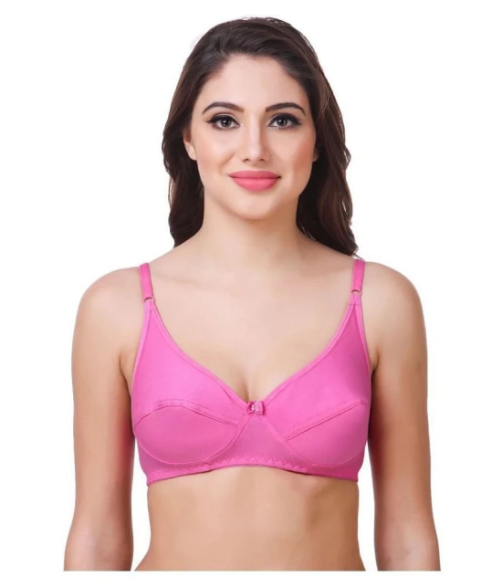 Kiran Enterprises Cotton Push Up Bra - Multi Color - 34B