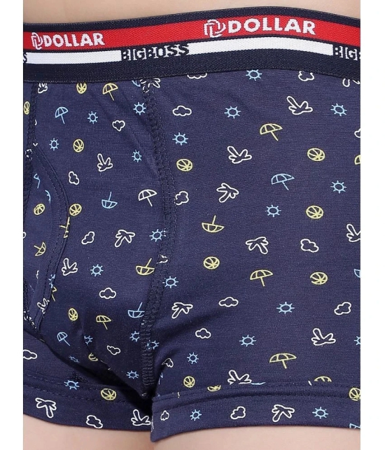 Pack of 3 Dollar Bigboss Cotton Blend Boys Trunks ( Multi Color ) MBKTR-15-MDRNTRNK-PO3-CO1 - None