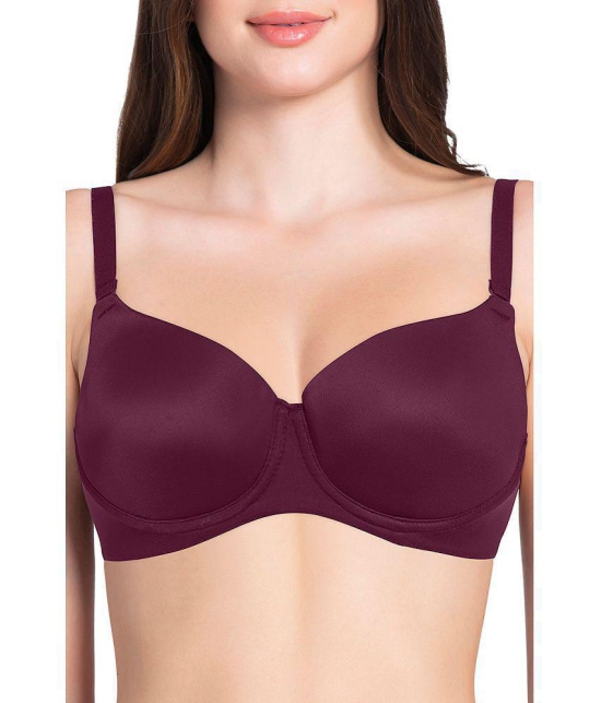 Amante - Purple Nylon Lightly Padded Women's T-Shirt Bra ( Pack of 1 ) - None