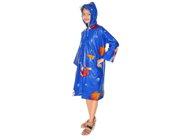 Goodluck PVC Girls Raincoat Full Sleeve - 2-3 Years