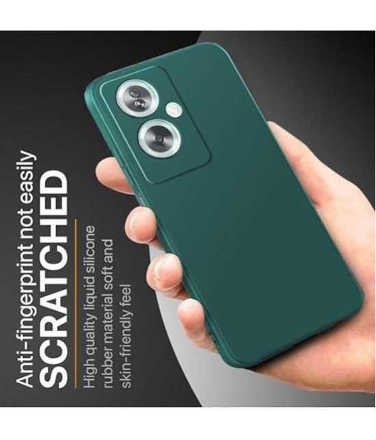 Case Vault Covers Silicon Soft cases Compatible For Silicon Oppo A79 ( Pack of 1 ) - Green