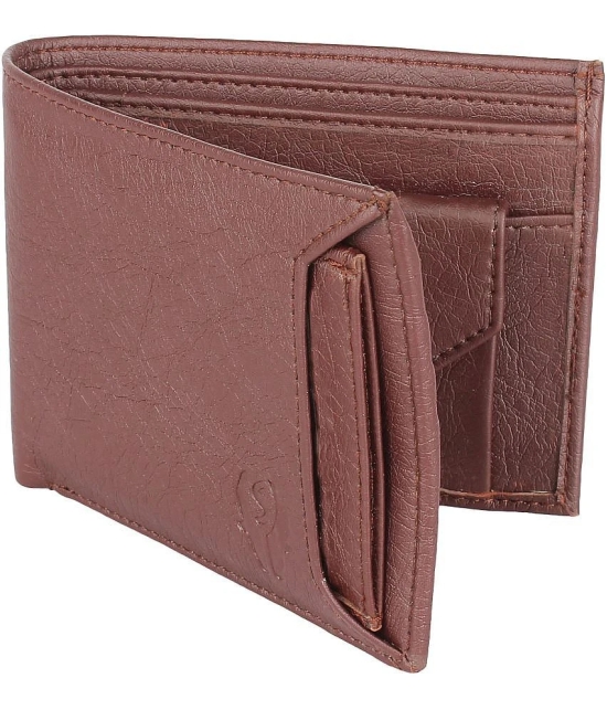 samtroh - PU brown Mens Regular Wallet ( Pack of 1 ) - Brown