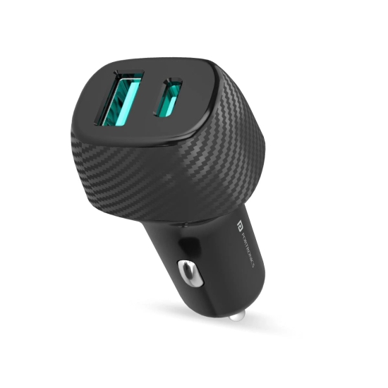 Portronics Car Power 6 Car Charger (PD+QC)(Dock Only)