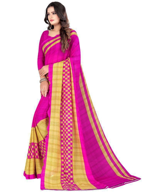 LEELAVATI - Multicolor Georgette Saree With Blouse Piece ( Pack of 1 ) - Multicolor