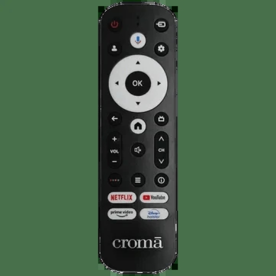 Croma 55 inch 4K Ultra HD Google TV with Dolby Audio (2024 model)