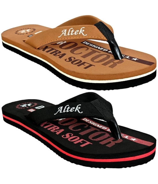 Altek Tan Womens Flip Flop - None