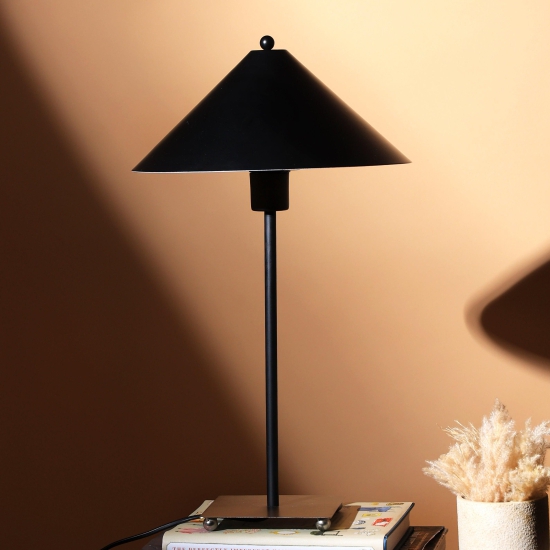 Cone Stick Table Lamp-Olive Green
