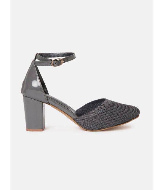 MARC LOIRE - Dark Grey Women's Sandal Heels - None