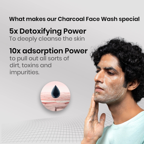 Charcoal Face Wash  Peel Off Combo-Charcoal Face Wash & Peel Off Combo