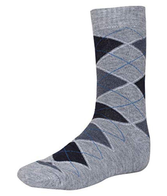 Creature - Woollen Men's Printed Multicolor Mid Length Socks ( Pack of 3 ) - Multicolor