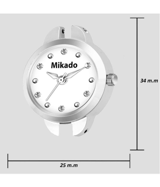 Mikado - Black Metal Analog Womens Watch