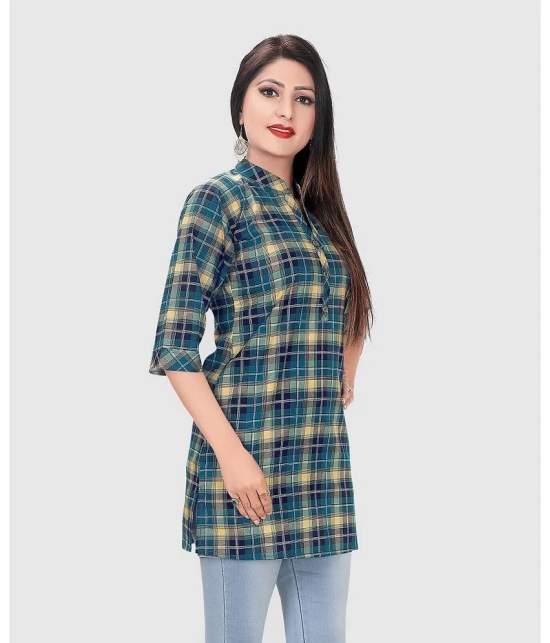 Meher Impex - Multicoloured Cotton Blend Womens Straight Kurti ( Pack of 1 ) - None