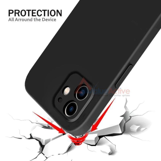 iPhone 11 Back Cover Case Liquid Silicone